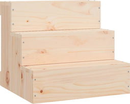 vidaXL - Huisdierentrap - 40x37,5x35 - cm - massief - grenenhout