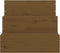 vidaXL - Huisdierentrap - 40x37,5x35 - cm - massief - grenenhout - honingbruin