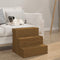 vidaXL - Huisdierentrap - 40x37,5x35 - cm - massief - grenenhout - honingbruin