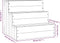 vidaXL - Huisdierentrap - 40x37,5x35 - cm - massief - grenenhout - wit