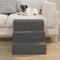vidaXL - Huisdierentrap - 40x37,5x35 - cm - massief - grenenhout - wit