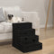 vidaXL - Huisdierentrap - 40x49x47 - cm - massief - grenenhout - grijs