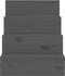 vidaXL - Huisdierentrap - 40x49x47 - cm - massief - grenenhout - grijs