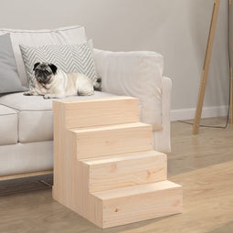 vidaXL - Huisdierentrap - 40x49x47 - cm - massief - grenenhout