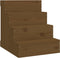 vidaXL - Huisdierentrap - 40x49x47 - cm - massief - grenenhout - honingbruin