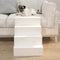 vidaXL - Huisdierentrap - 40x49x47 - cm - massief - grenenhout - wit
