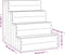 vidaXL - Huisdierentrap - 40x49x47 - cm - massief - grenenhout - wit