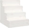 vidaXL - Huisdierentrap - 40x49x47 - cm - massief - grenenhout - wit