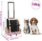 vidaXL - Huisdierentrolley - inklapbaar - beige