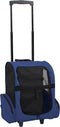 vidaXL - Huisdierentrolley - inklapbaar - blauw