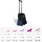 vidaXL - Huisdierentrolley - inklapbaar - blauw