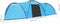 vidaXL - Iglotent - 8-persoons - 650x240x190 - cm - blauw