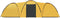 vidaXL - Iglotent - 8-persoons - 650x240x190 - cm - geel