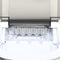 vidaXL IJsblokjesmachine 2.4 L 15 kg/24 u zilver