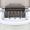 vidaXL IJsblokjesmachine 2.4 L 15 kg/24 u zilver