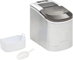 vidaXL IJsblokjesmachine 2.4 L 15 kg/24 u zwart