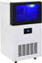 vidaXL IJsblokjesmachine 420 W 45 kg/24 u zwart