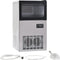 vidaXL IJsblokjesmachine 420 W 45 kg/24 u zwart