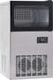 vidaXL IJsblokjesmachine 420 W 45 kg/24 u zwart