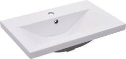 vidaXL - Inbouwwastafel - 61x39,5x18,5 - cm - keramiek - wit