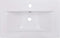 vidaXL - Inbouwwastafel - 61x39,5x18,5 - cm - keramiek - wit