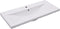 vidaXL - Inbouwwastafel - 91x39,5x18,5 - cm - keramiek - wit