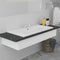 vidaXL - Inbouwwastafel - 91x39,5x18,5 - cm - keramiek - wit