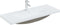 vidaXL - Inbouwwastafel - met - kraan - 101x39x18 - cm - keramiek - wit