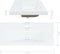 vidaXL - Inbouwwastafel - met - kraan - 101x39x18 - cm - keramiek - wit