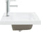 vidaXL - Inbouwwastafel - met - kraan - 61x39x18 - cm - keramiek - wit