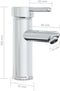 vidaXL - Inbouwwastafel - met - kraan - 61x39x18 - cm - keramiek - wit