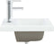 vidaXL - Inbouwwastafel - met - kraan - 81x39x18 - cm - keramiek - wit