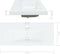 vidaXL - Inbouwwastafel - met - kraan - 91x39x18 - cm - keramiek - wit
