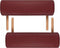 vidaXL - Inklapbare - massagetafel - 2 - zones - met - houten - frame - (Rood)