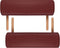 vidaXL - Inklapbare - massagetafel - 3 - zones - met - houten - frame - (Rood)