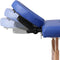 vidaXL - Inklapbare - massagetafel - 4 - zones - met - houten - frame - (blauw)