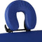 vidaXL - Inklapbare - massagetafel - 4 - zones - met - houten - frame - (blauw)