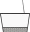 vidaXL - Inloopdouchewand - 100x195 - cm - ESG-glas - transparant - en - zwart