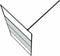 vidaXL - Inloopdouchewand - 100x195 - cm - halfmat - ESG-glas - zwart