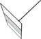 vidaXL - Inloopdouchewand - 100x195 - cm - halfmat - ESG-glas - zwart