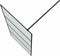 vidaXL - Inloopdouchewand - 100x195 - cm - mat - ESG-glas - zwart