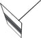 vidaXL - Inloopdouchewand - 100x195 - cm - transparant - ESG-glas - zwart