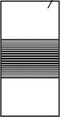 vidaXL - Inloopdouchewand - 100x195 - cm - transparant - ESG-glas - zwart