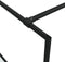 vidaXL - Inloopdouchewand - 115x195 - cm - halfmat - ESG-glas - zwart