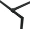 vidaXL - Inloopdouchewand - 115x195 - cm - halfmat - ESG-glas - zwart