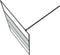 vidaXL - Inloopdouchewand - 115x195 - cm - halfmat - ESG-glas - zwart