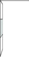 vidaXL - Inloopdouchewand - 115x195 - cm - halfmat - ESG-glas - zwart