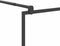 vidaXL - Inloopdouchewand - 115x195 - cm - halfmat - ESG-glas - zwart