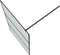 vidaXL - Inloopdouchewand - 115x195 - cm - mat - ESG-glas - zwart