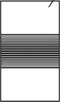 vidaXL - Inloopdouchewand - 115x195 - cm - transparant - ESG-glas - zwart